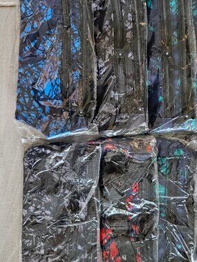 NEW Fanny Pack Waist Bags Lot of 8 Multi Pocket Zip Travel Assorted Colors